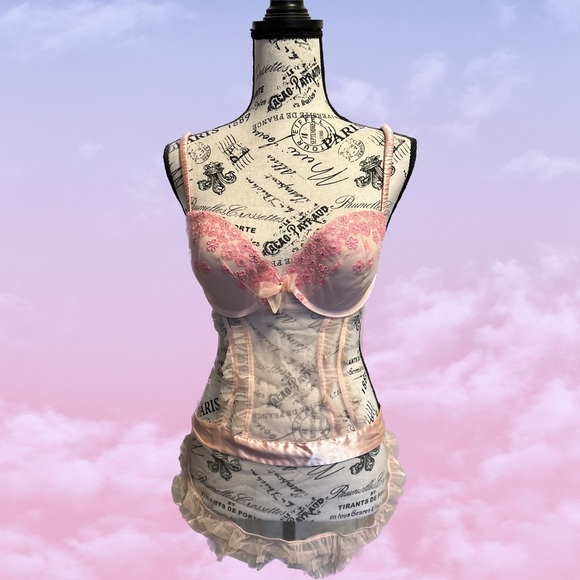 Victoria's Secret Other - NWT Victoria’s Secret Light Pink Sexy Maid Lingerie